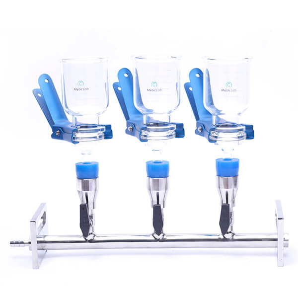 Three Branch Glass Manifold Vacuum Filtration 1